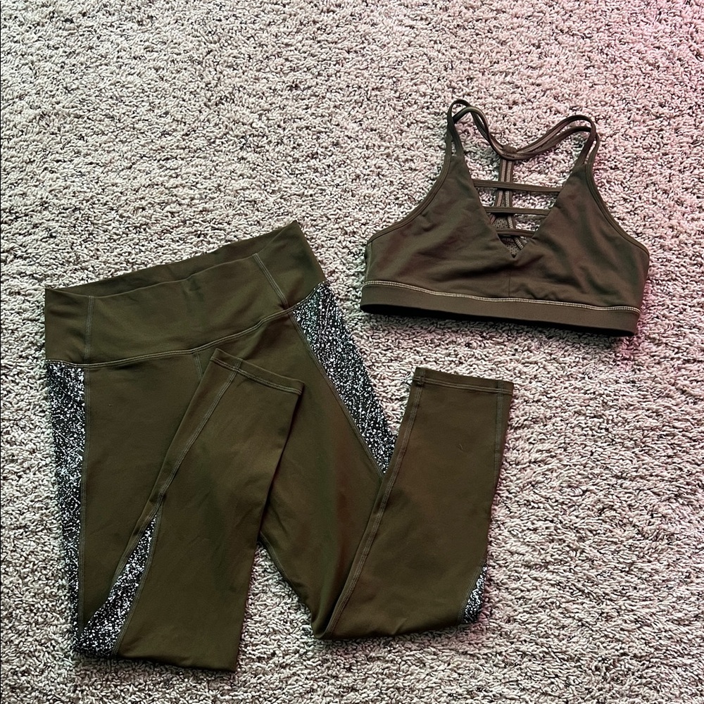 Olive Green Zyia Set